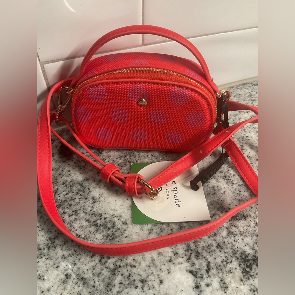 Kate Spade x Target Polka Dot Mini Crossbody
Bag, NWT